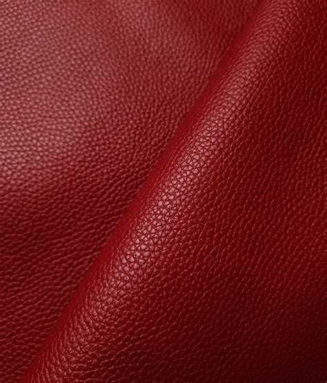 grained calfskin leather